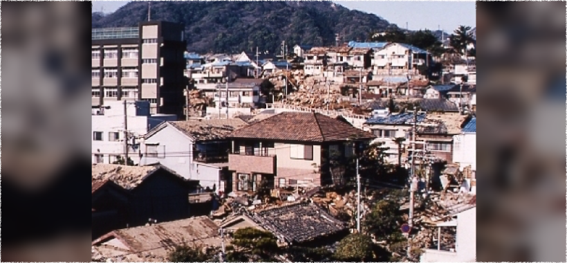 地震発生時の写真
